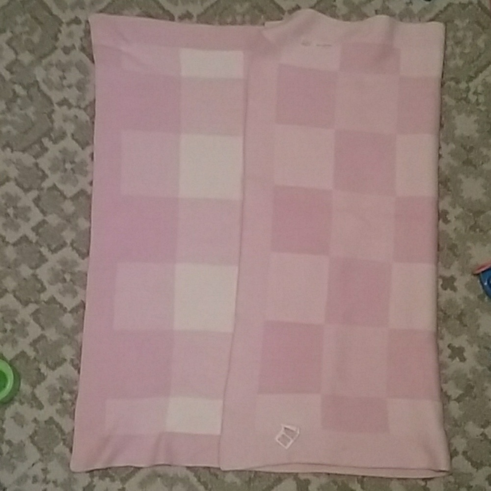 Burts Bees reversible stroller blanket. Organic